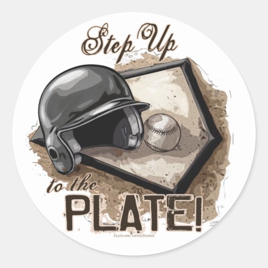 Stap naar het bord! Sticker (Voorkant)