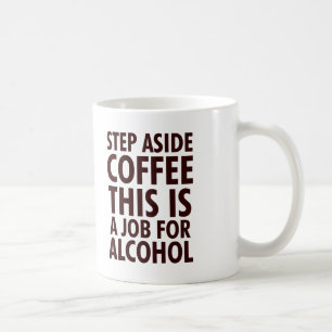 Stap naast koffie koffiemok