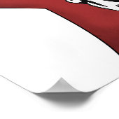 "Stap omhoog" Circus Carnival Banner Sign Poster (Hoek)