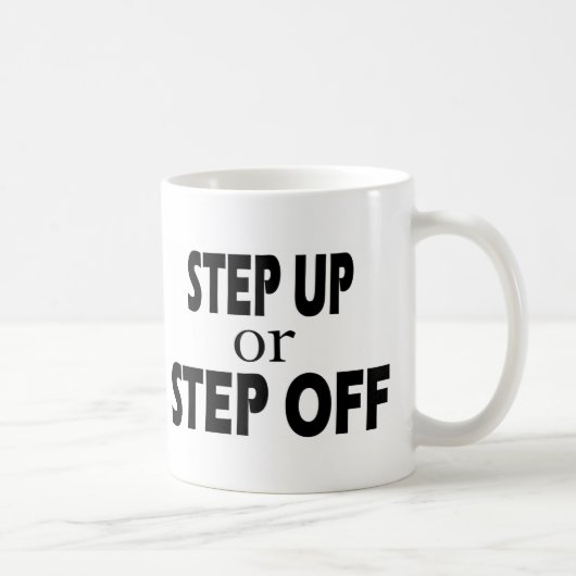 Stap omhoog koffiemok (Rechts)
