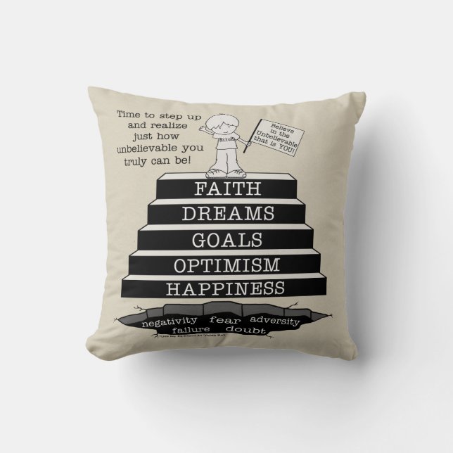 Stap omhoog kussen (Voorkant)