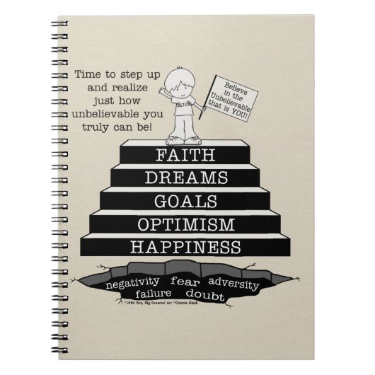 Stap omhoog notitieboek (Voorkant)