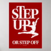 Stap omhoog of stap uit (Dance) Poster (Voorkant)