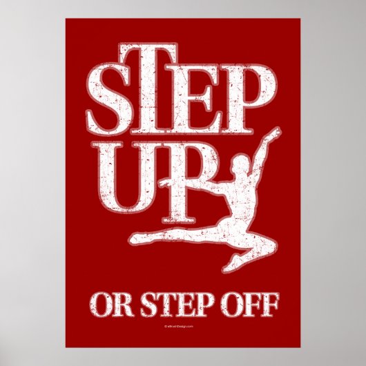 Stap omhoog of stap uit (Dance) Poster (Voorkant)