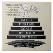 Stap omhoog tegeltje (Voorkant)