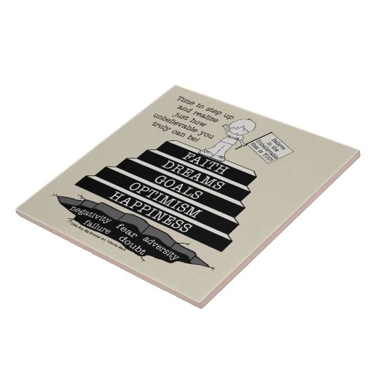 Stap omhoog tegeltje (Zijkant)