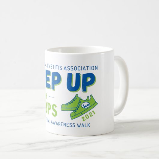 Stap omhoog voor IC/BPS Virtual Walk Mok (Voorkant rechts)