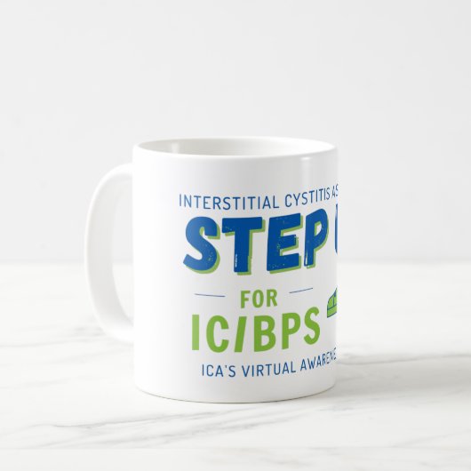 Stap omhoog voor IC/BPS Virtual Walk Mok (Voorkant links)