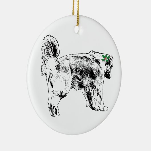 Stap op de tak keramisch ornament (Rechts)