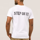 Stap op het - Vervormingseffecten Pedal T-shirt (Achterkant)