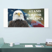 STAP OP VOOR AMERIKA #VoteBlue Spandoek (Beurs)