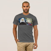 STAP OP VOOR AMERIKA #VoteBlue T-Shirt (Voorkant volledig)