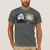 STAP OP VOOR AMERIKA #VoteBlue T-Shirt (Voorkant)