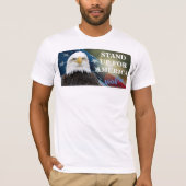 STAP OP VOOR AMERIKA #VoteBlue T-Shirt (Voorkant)