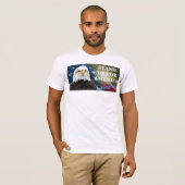 STAP OP VOOR AMERIKA #VoteBlue T-Shirt (Voorkant volledig)