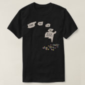 Stap over de moerdraden. t-shirt (Design voorkant)