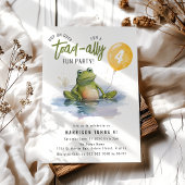 Stap over | Toad-ally Fun Party Verjaardag Kaart