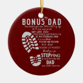 Stap pa Bonus vaders dag uit de stapel Keramisch Ornament (Voorkant)