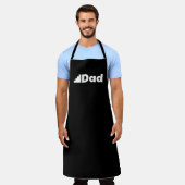 Stap pa - Stap Vaderdag Cadeautje Schort (Gedragen)