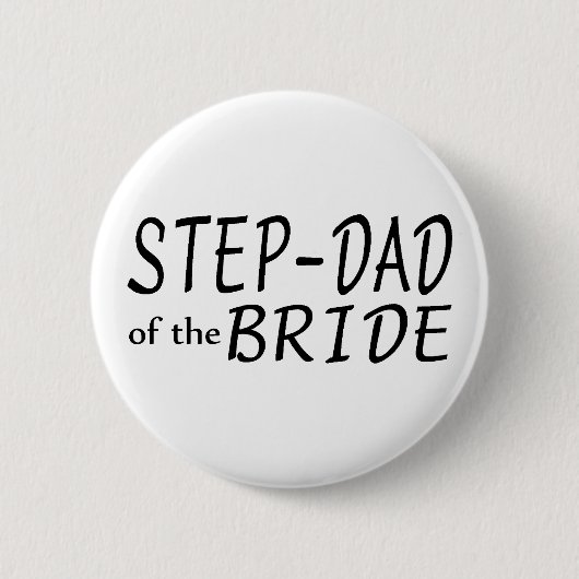Stap pa van de bride ronde button 5,7 cm (Voorkant)