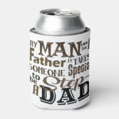 Stap Papa Beste Vader Dag Blikjeskoeler (Blikje Voorkant)