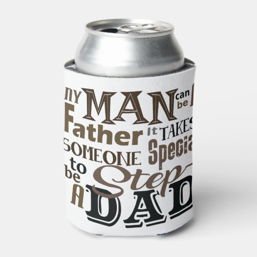 Stap Papa Beste Vader Dag Blikjeskoeler (Blikje Voorkant)