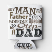 Stap Papa Beste Vader Dag Blikjeskoeler (Achterkant)