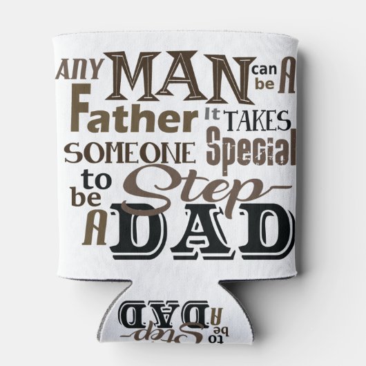 Stap Papa Beste Vader Dag Blikjeskoeler (Achterkant)