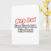 Stap papa...Big Deal Kaart (Gele Bloem)