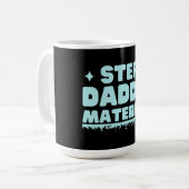 Stap Papa Materiaal Stepdad Bonus Papa Vaderdag Koffiemok (Voorkant links)