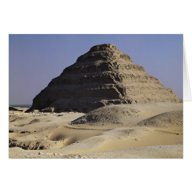 Stap piramide van King Djoser Old Kingdom (Voorkant Horizontaal)