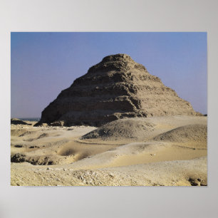 Stap piramide van King Djoser Old Kingdom Poster