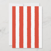 Stap recht omhoog! Blue Editable Circus Verjaardag Kaart (Achterkant)