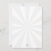 Stap recht omhoog! Circus verjaardagsfeestje Kaart (Achterkant)