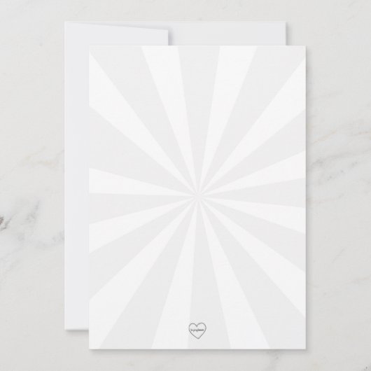 Stap recht omhoog! Circus verjaardagsfeestje Kaart (Achterkant)