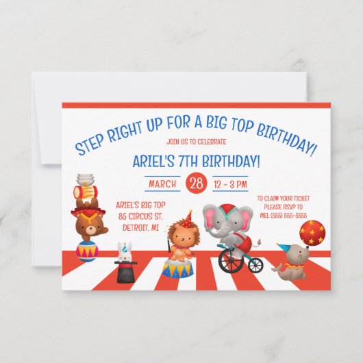 Stap recht omhoog voor een grote Top Verjaardag! c Kaart (Voorkant)