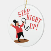 Stap Ringmaster Keramisch Ornament (Links)