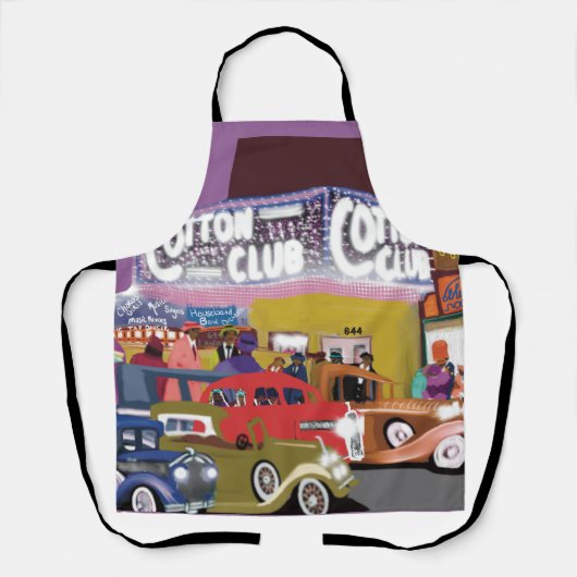 Stap terug in de tijd met Cotton Club 1920 Vibes Schort (Voorkant)