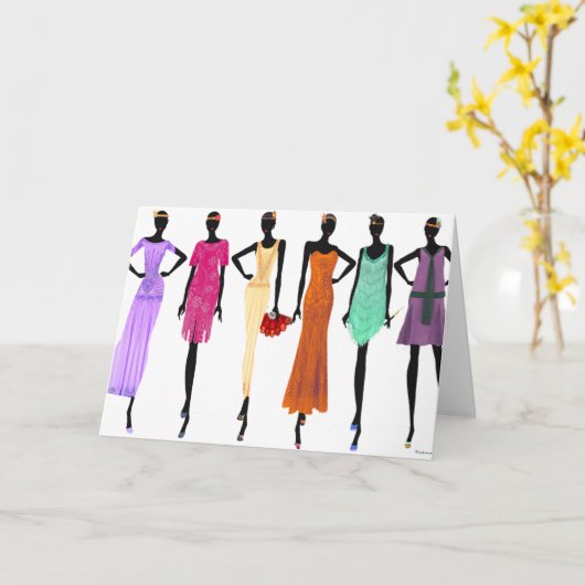 "Stap terug in de tijd, schijn in het Cadeau." Kaart (Gele Bloem)