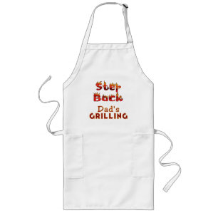 Stap terug Pap's Grilling Apron Lang Schort