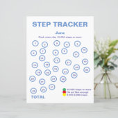 Stap tracker. (Staand voorkant)
