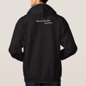 Stap uit de negativiteit hoodie (Achterkant)
