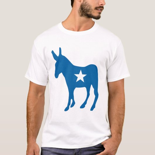 Stap uit en stem uit | Democratische Partij Donkey T-shirt (Voorkant)