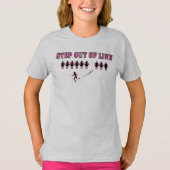 Stap uit het T-shirt (Voorkant)