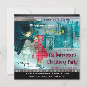 Stap uit kerstfeestdag kaart (Voorkant)