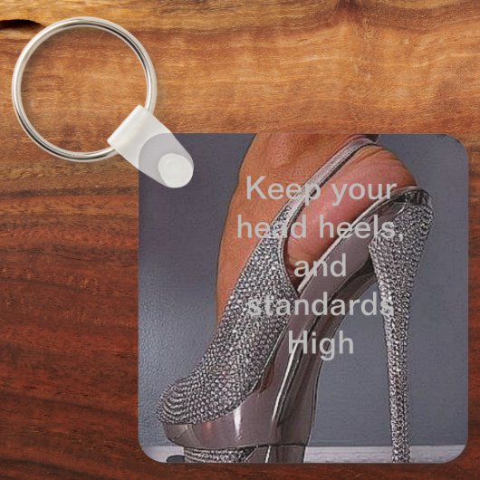 Stap uit met deze Sleutelhanger, geschikt voor een Sleutelhanger (Voorkant)