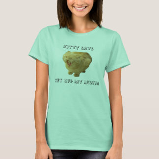 Stap uit mijn eigen bed t-shirt
