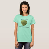 Stap uit mijn eigen bed t-shirt (Voorkant volledig)