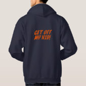 Stap uit Mijn Kind Mannen Football Hoody (Achterkant)