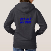 Stap uit mijn Kind Vrouwen Football Hoody (Achterkant)